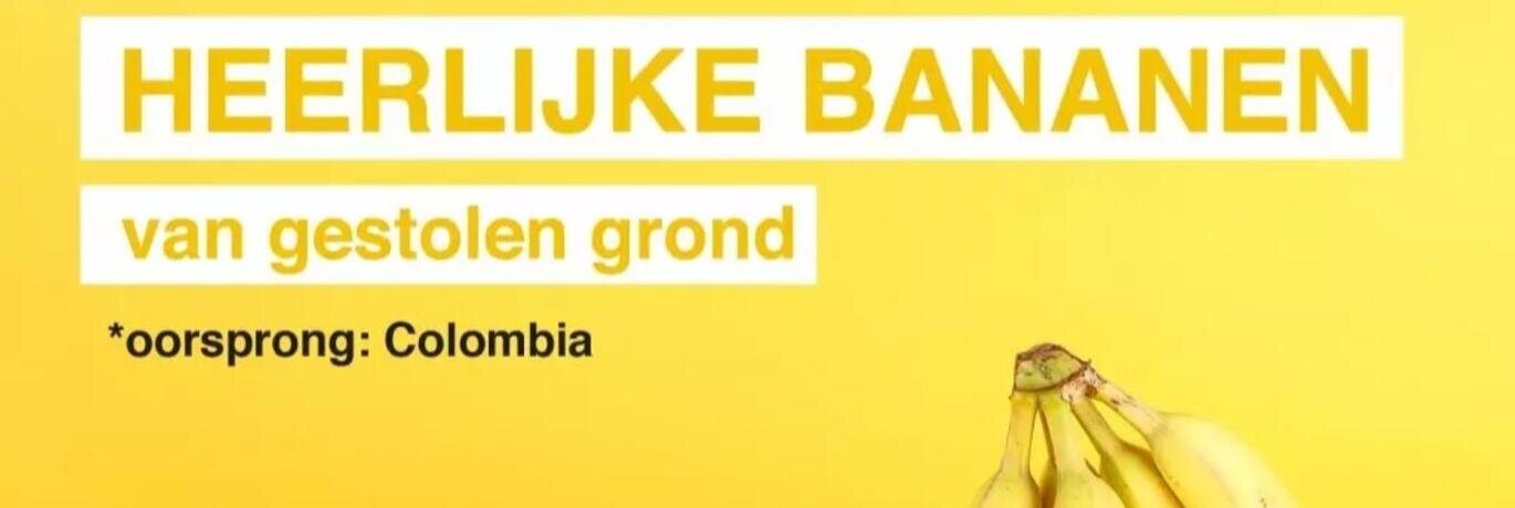 Heerlijke bananen van gestolen grond